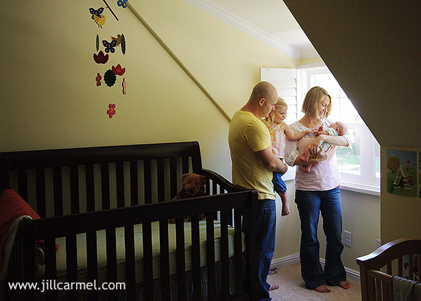 pretty nursery picture in a land park house with window light