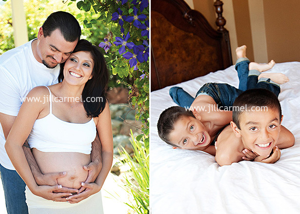 it all smiles for this maternity session