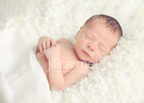picture perfect for his newborn photography shoot