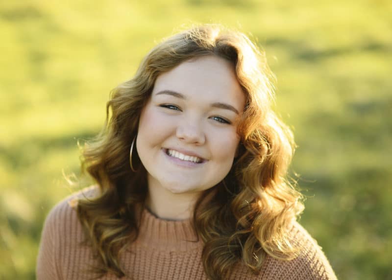 teenage girl senior photos in natural light lincoln california