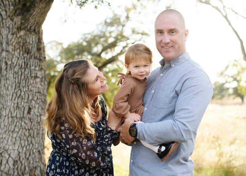 folsom photographer taking maternity photos with a family of three